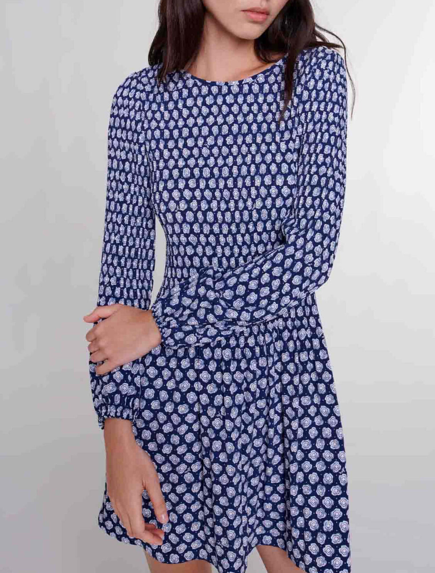Robe courte fleurie
