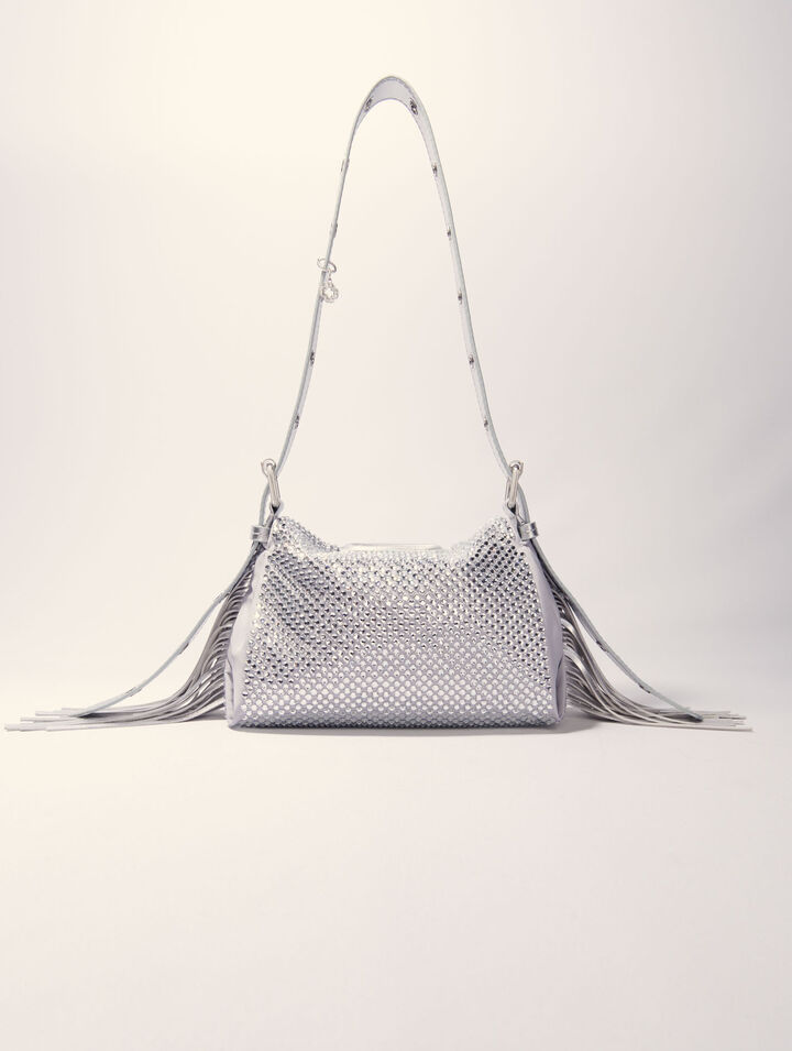 Sac Miss M Mini métal à strass