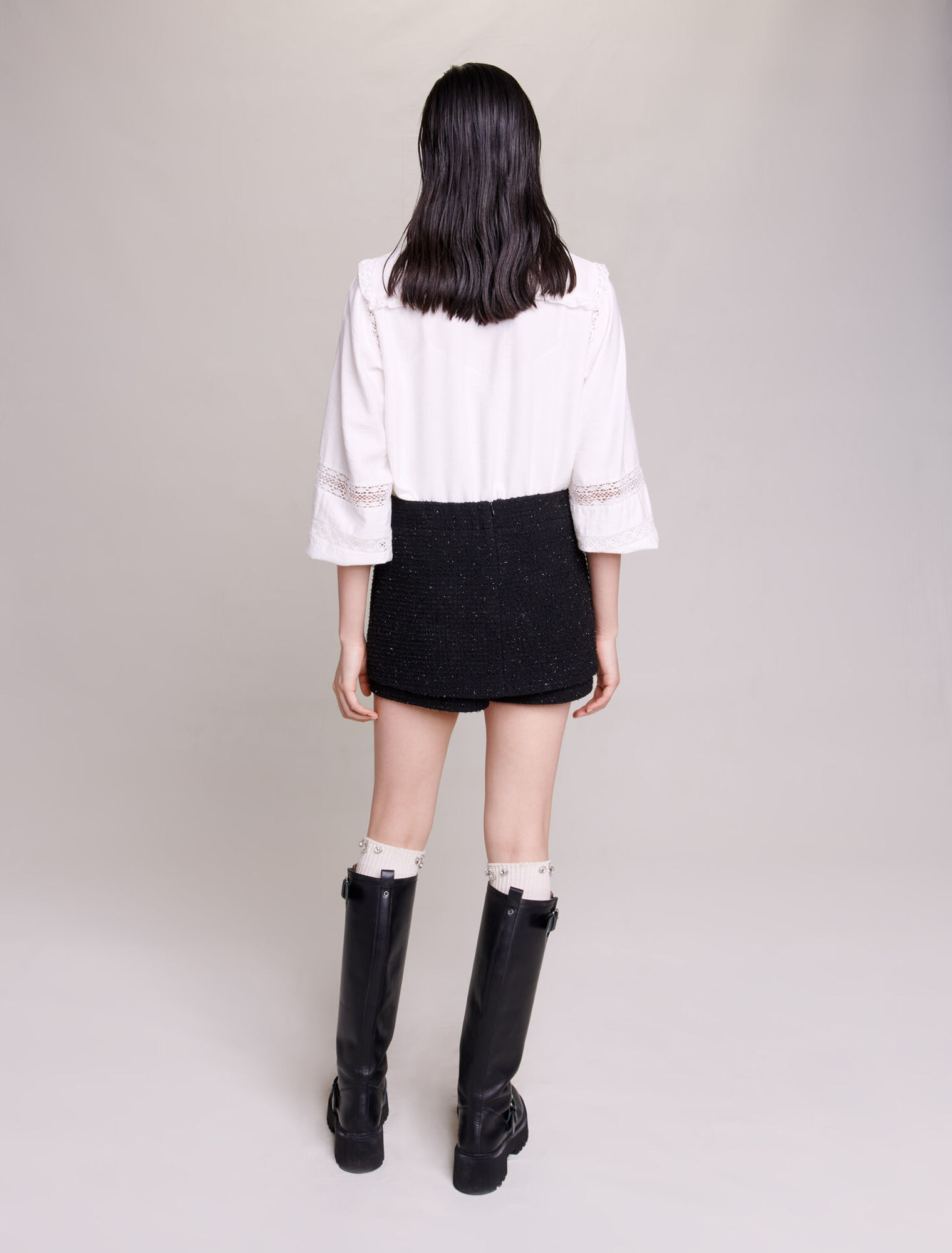 Short en tweed