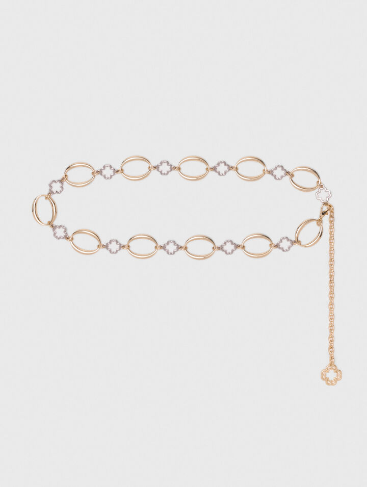 Ceinture bijoux maillons clover
