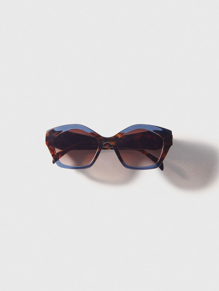 Lunettes cat eye en acétate