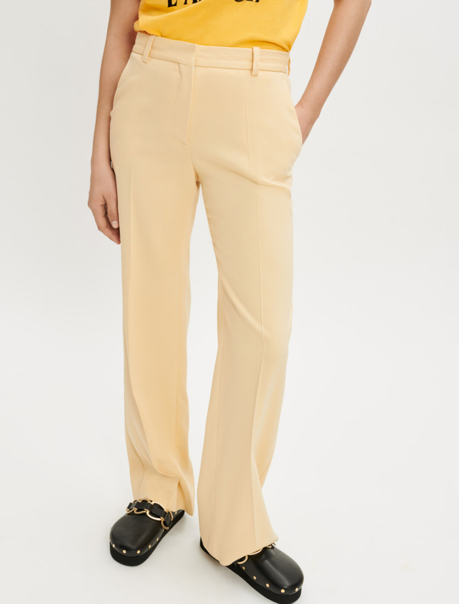 Pantalon tailleur droit