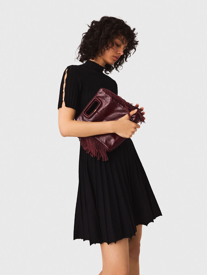 Robe courte en maille