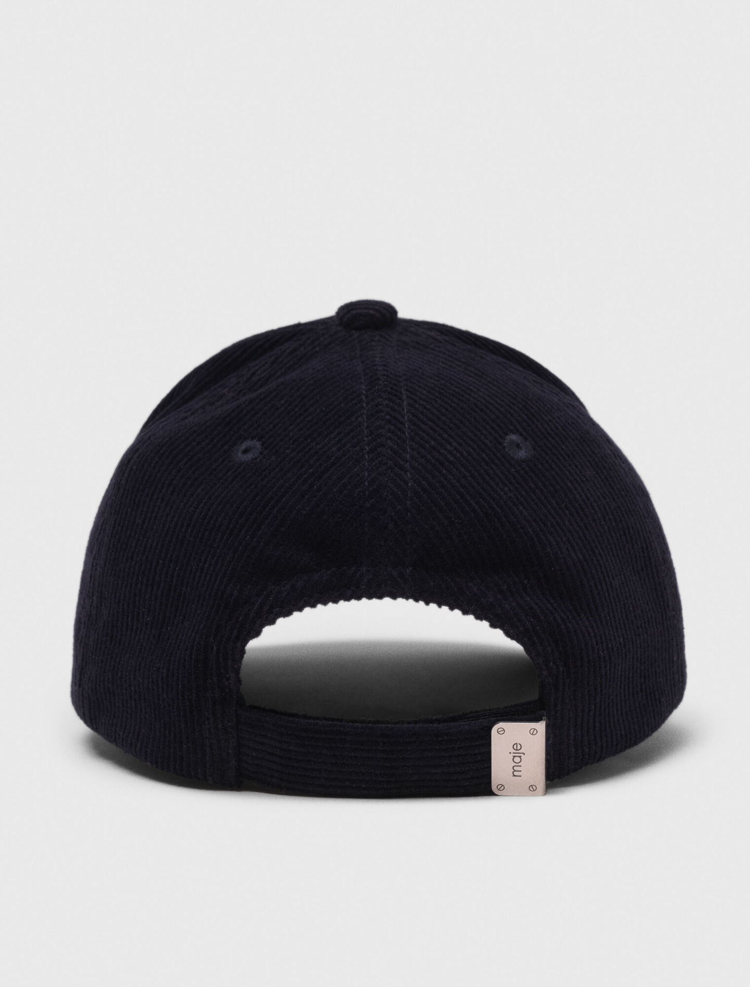 Casquette en velours côtelé