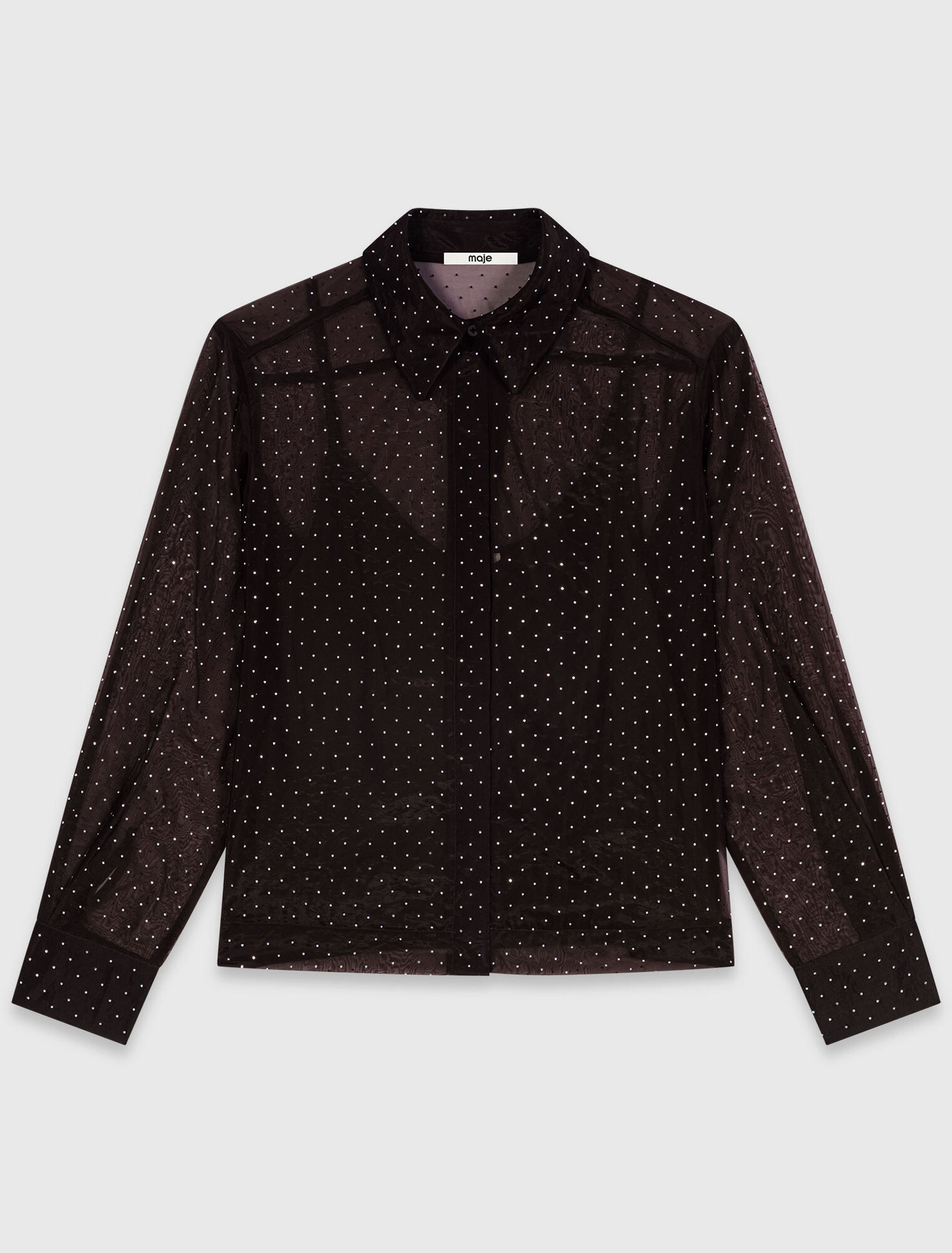 Chemise strass&eacute;e