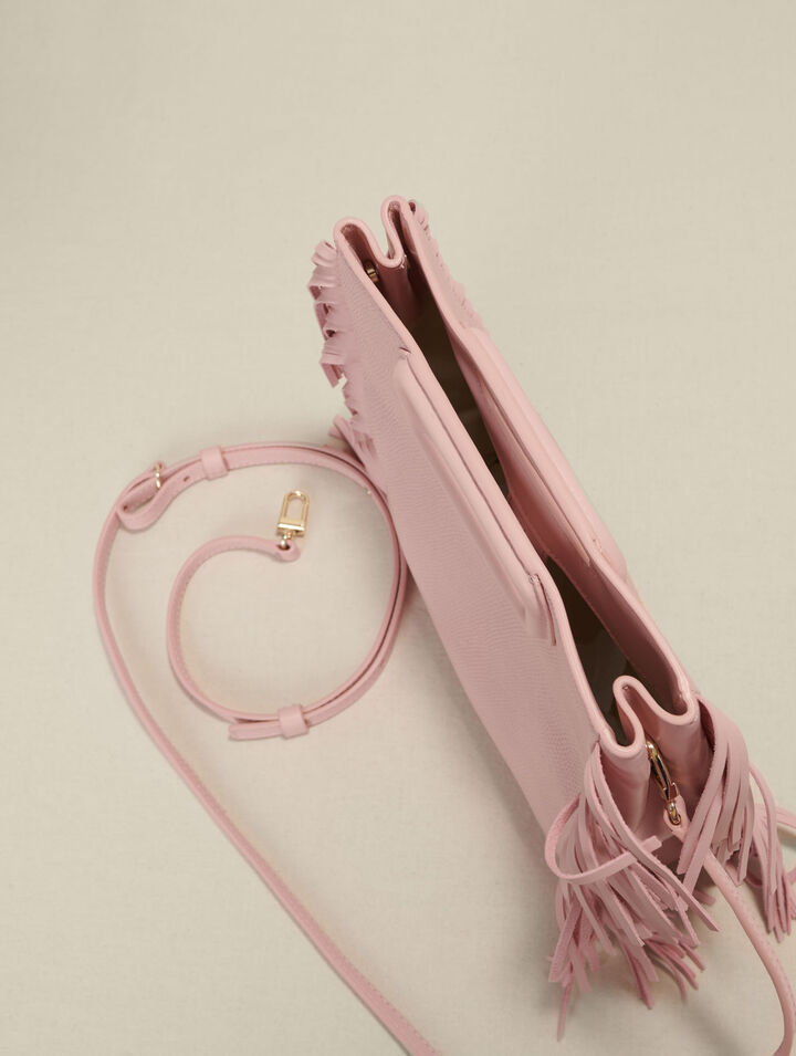 Sac M en cuir embossé lézard