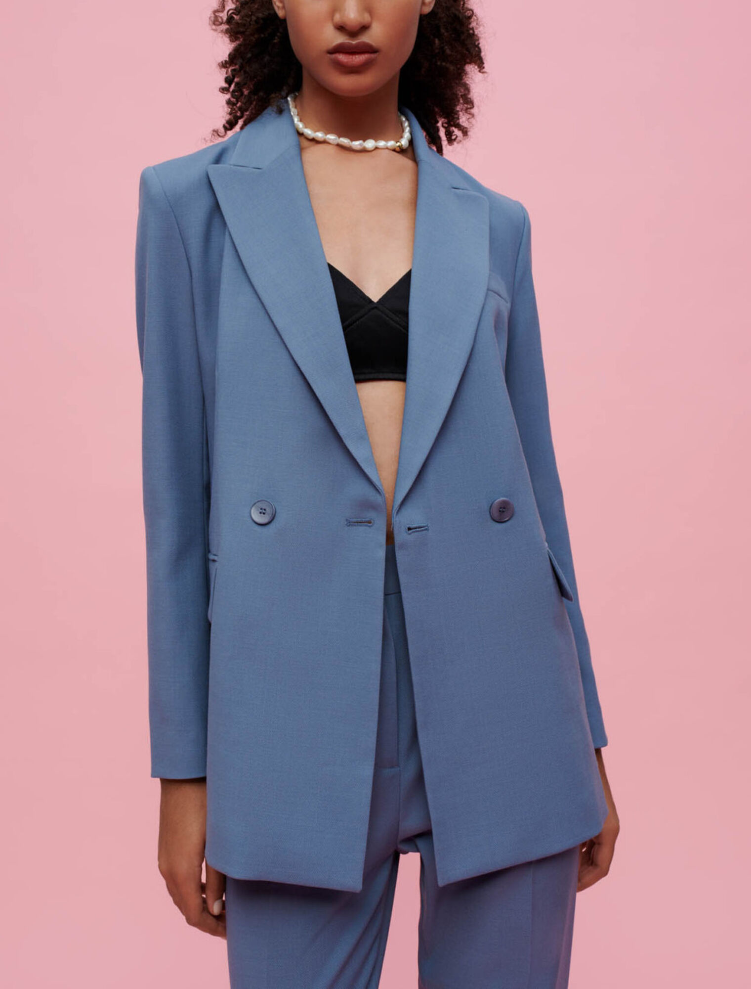 Veste tailleur à double boutonnage