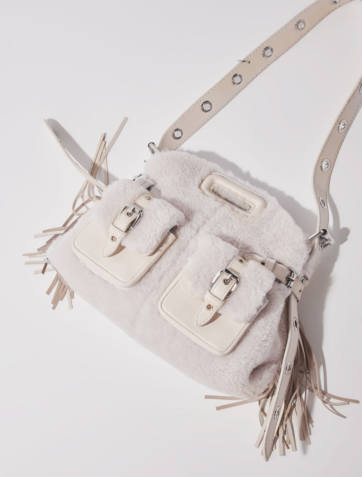 Miss M Mini cargo fausse fourrure