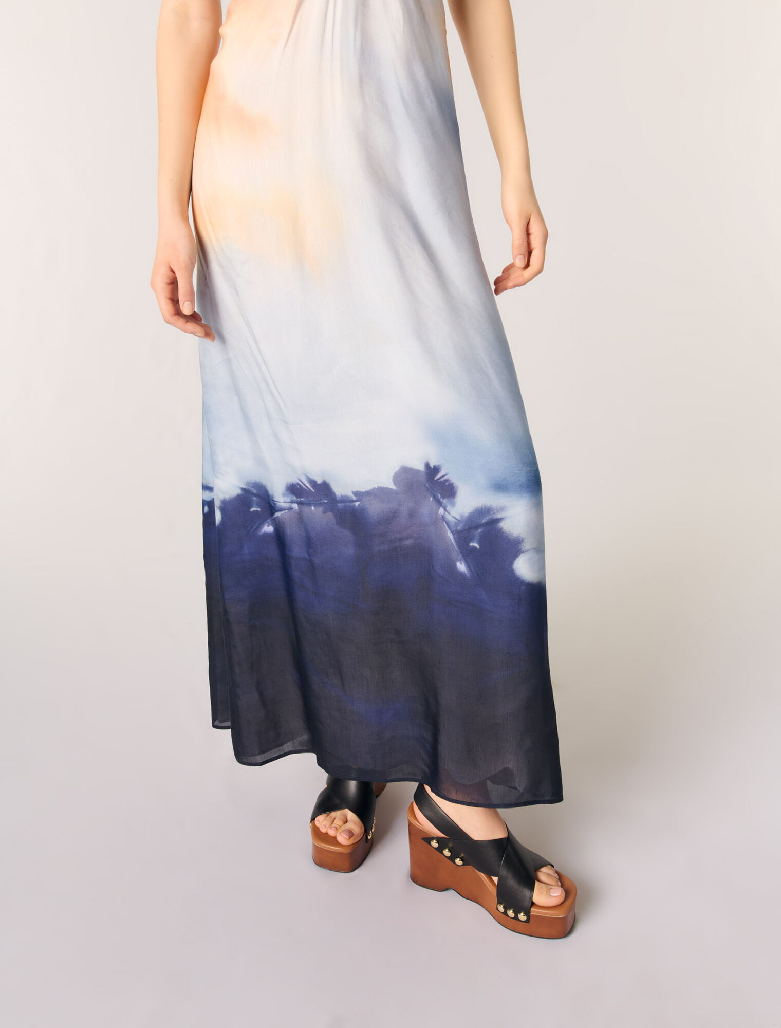 Robe longue tie & dye