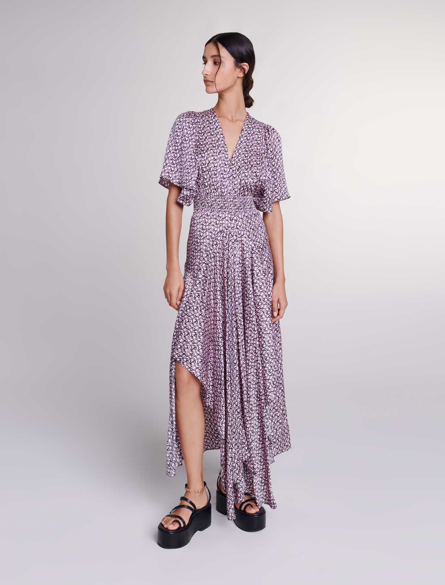 Maje robe imprime new arrivals