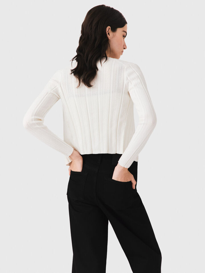 Twinset en maille pointelle