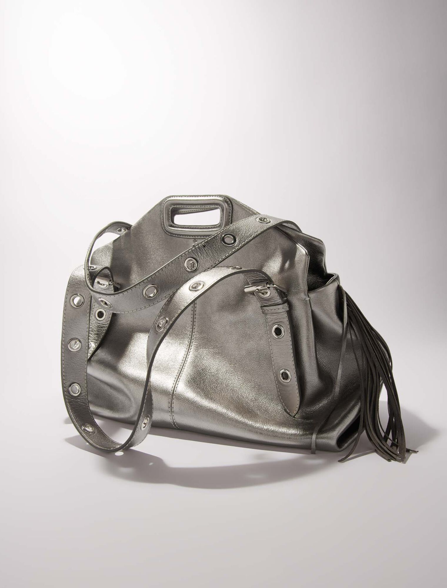 Sac Miss M XL en cuir métallisé