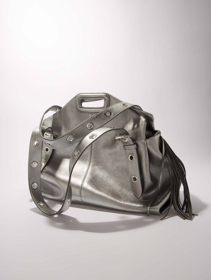 Sac Miss M XL en cuir métallisé