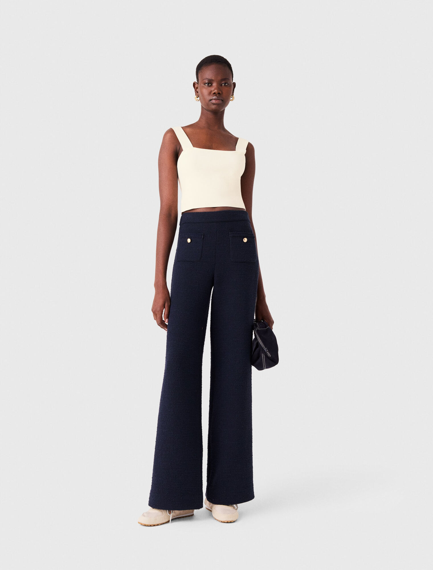 Crop top en maille