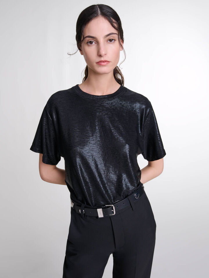 Tee-shirt lamé