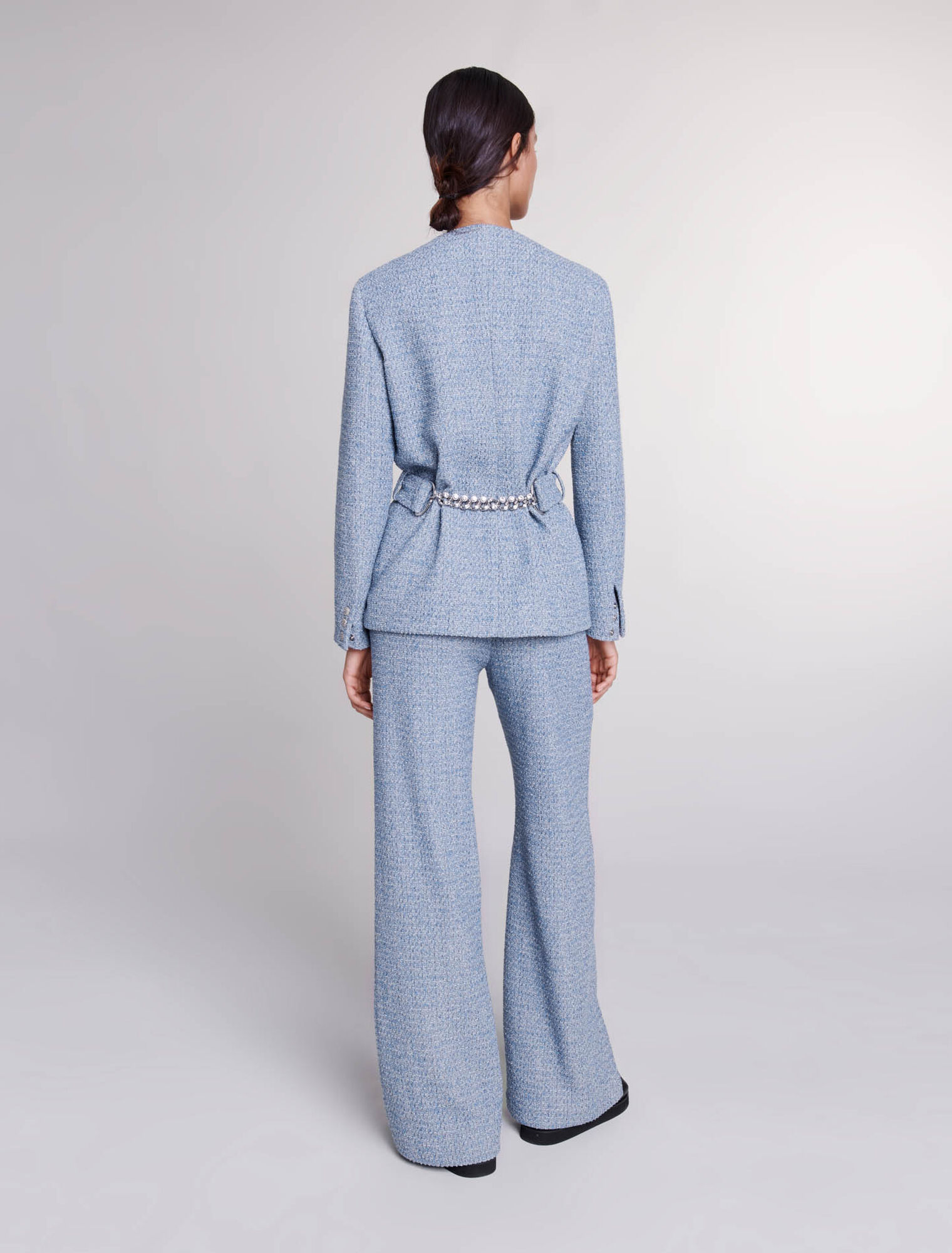 Pantalon en tweed