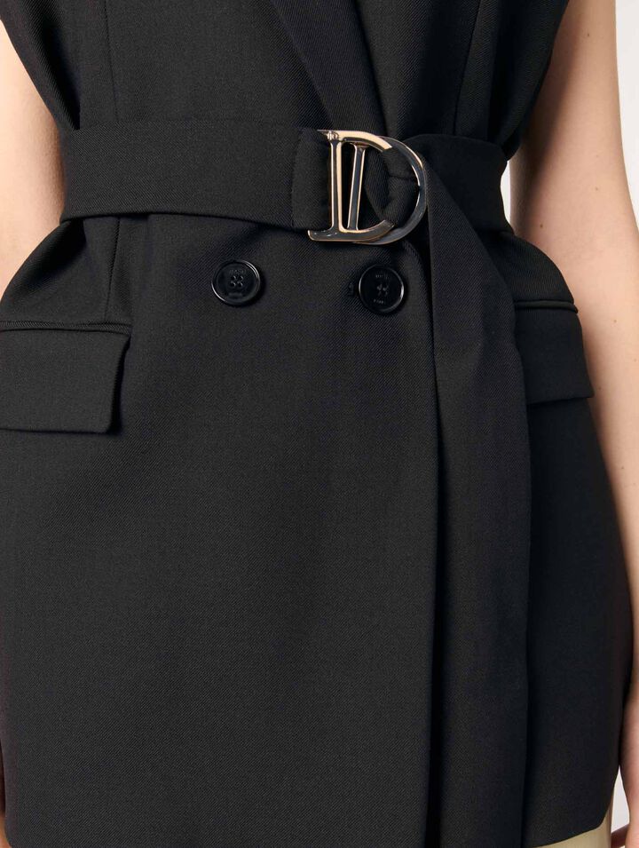 Veste de tailleur longue
