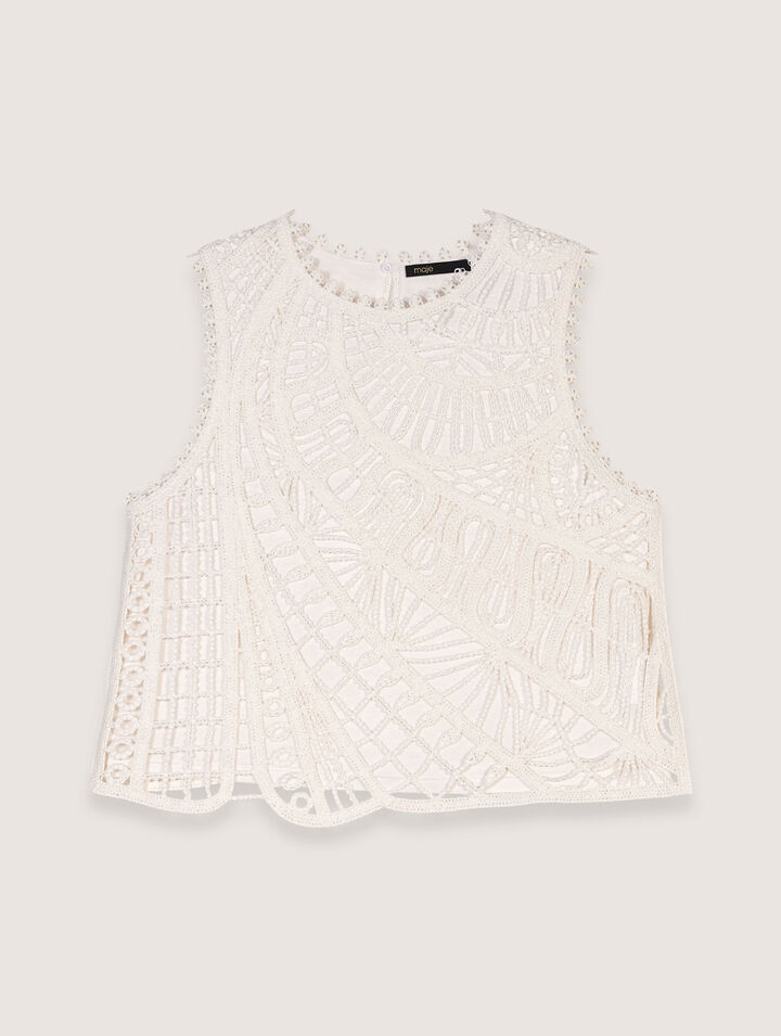 Top en crochet