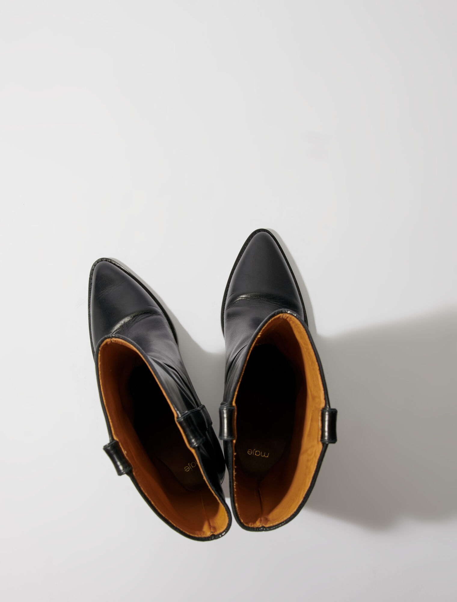 Bottes western en cuir