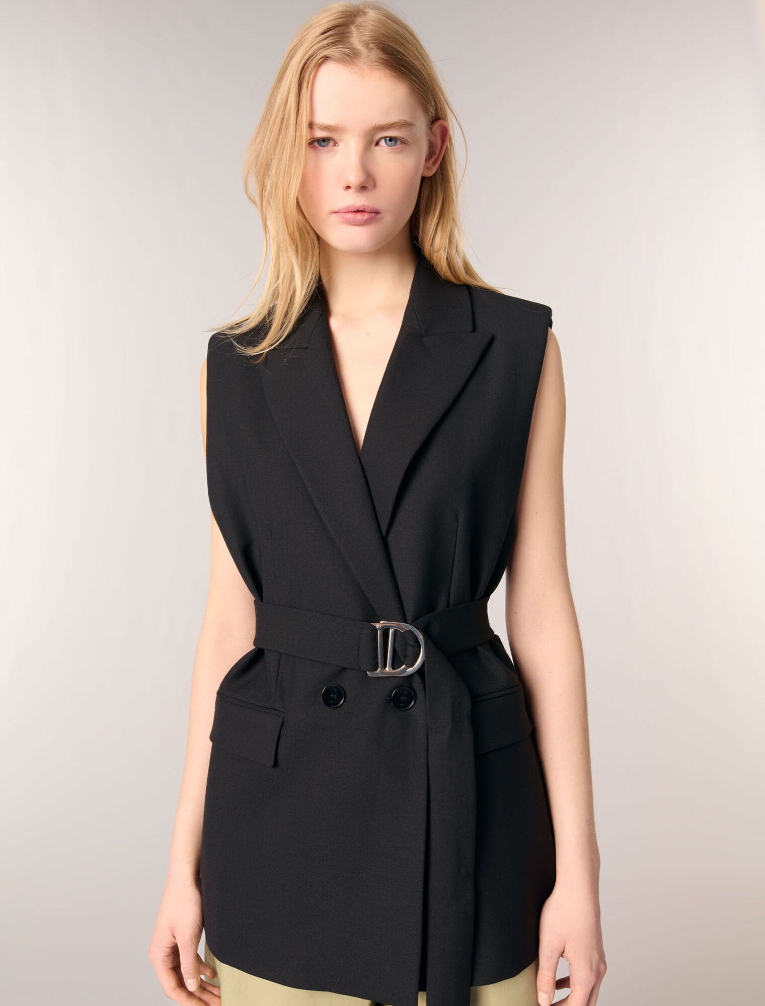 Veste de tailleur longue