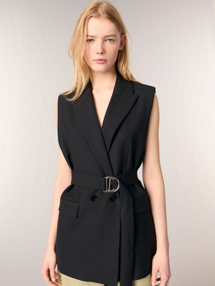 Veste de tailleur longue
