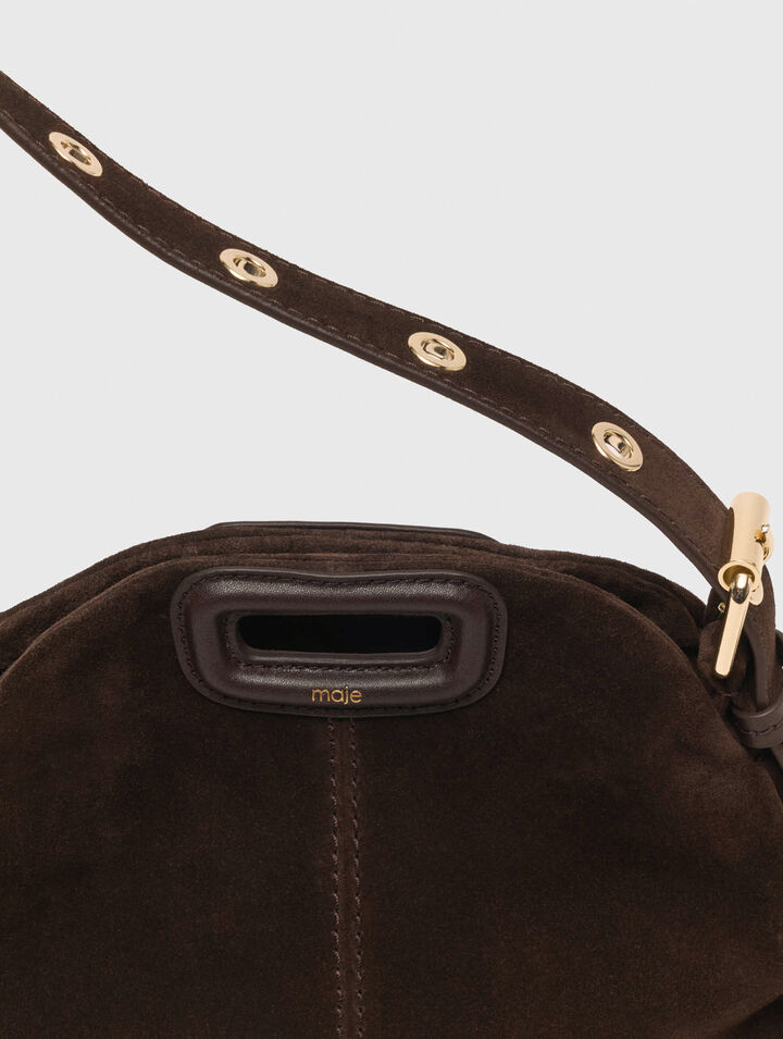 Sac Miss M mini en cuir suède