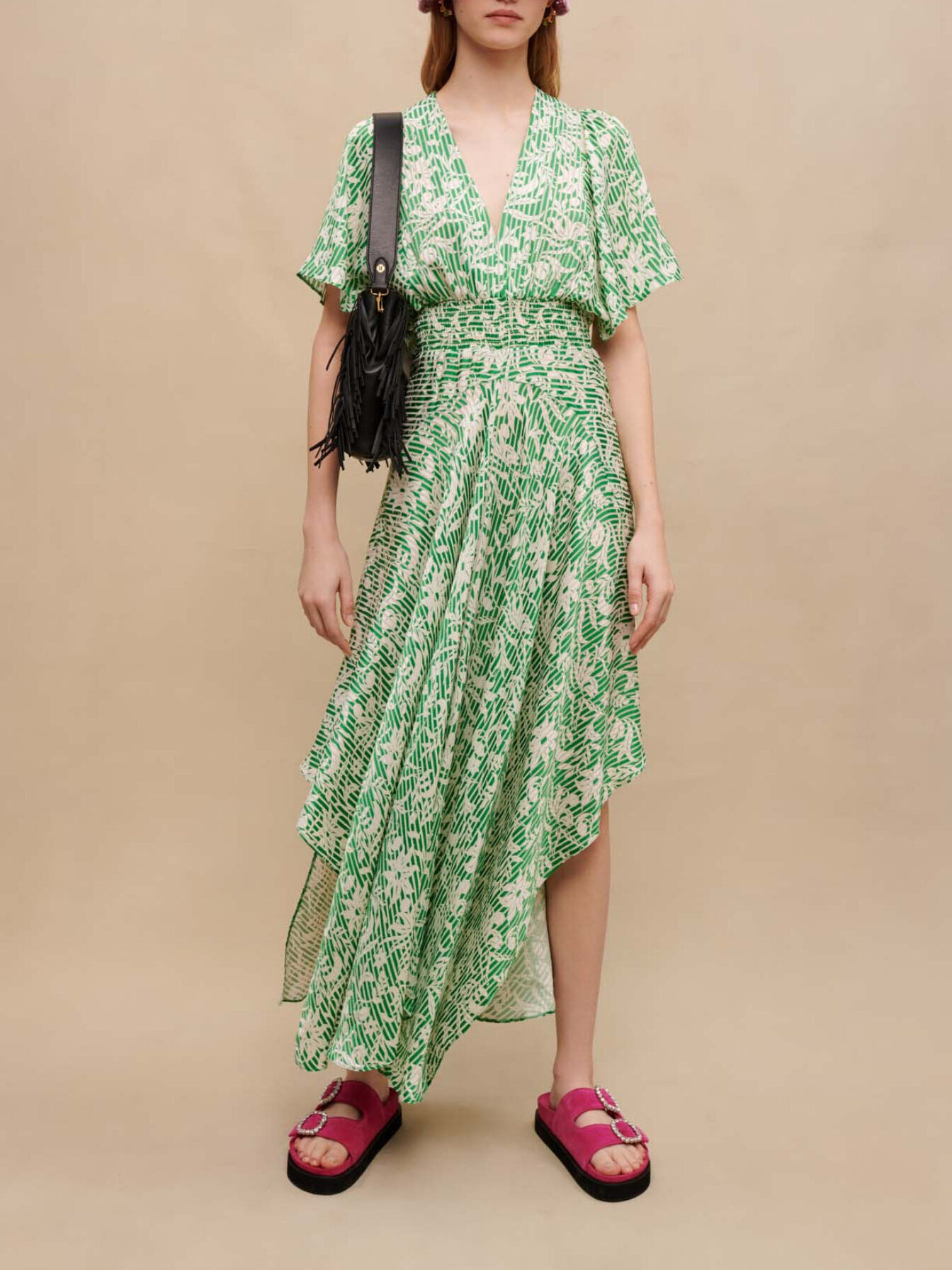 Robe maje asymetrique online