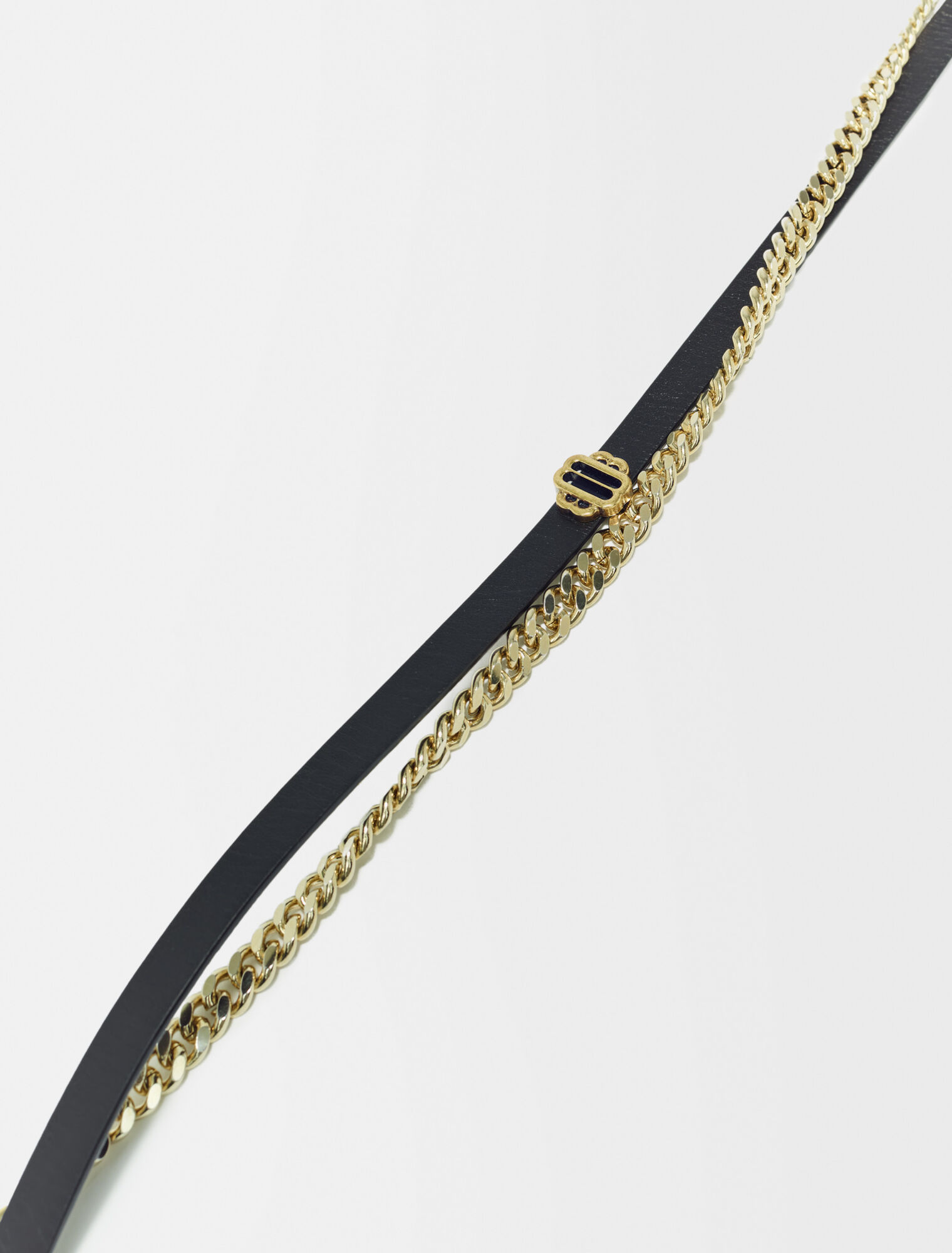 Ceinture cuir et chaîne