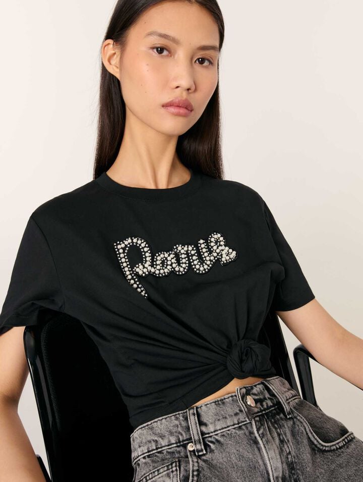 Tee-shirt brodé