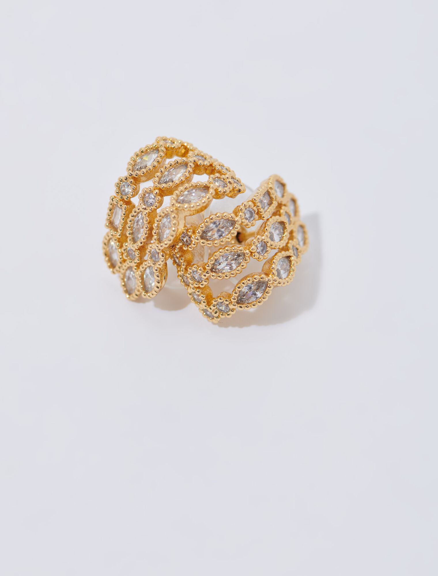 Boucles d'oreille à strass