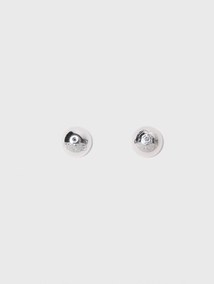 Boucles d'oreilles coeur strassé