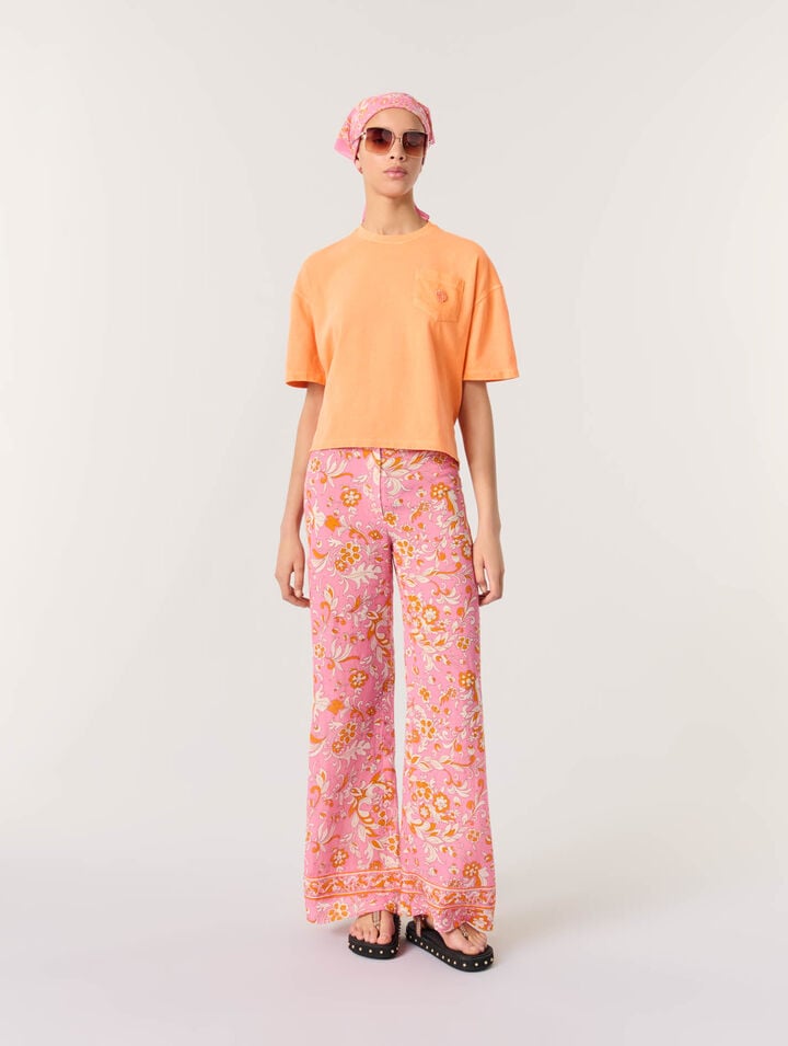 Tee-shirt avec logo bijou