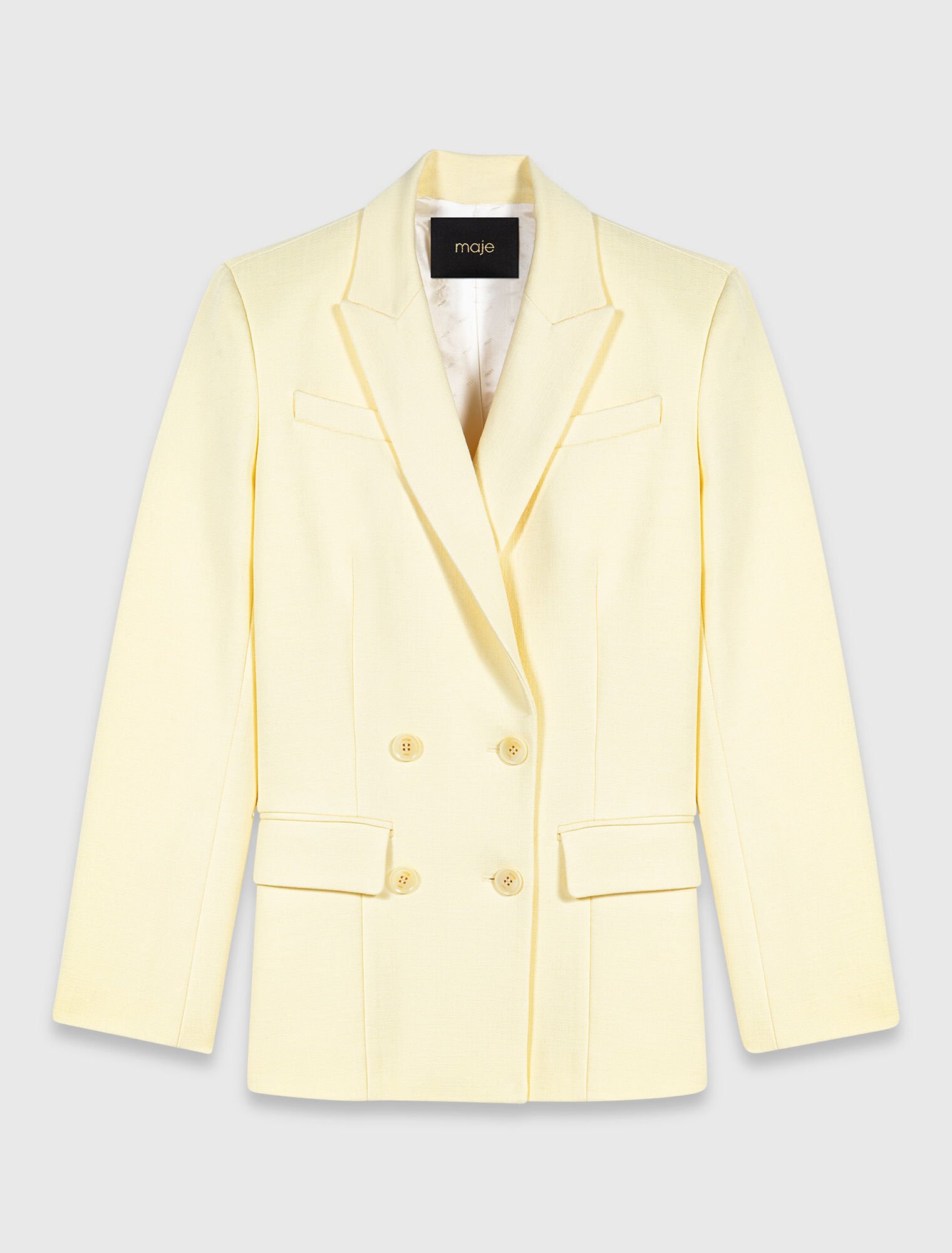 Veste de tailleur crois&eacute;e