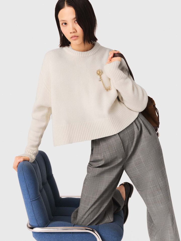 Pantalon de tailleur à carreaux