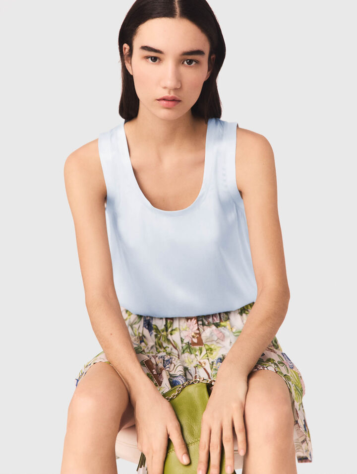 D&eacute;bardeur en soie