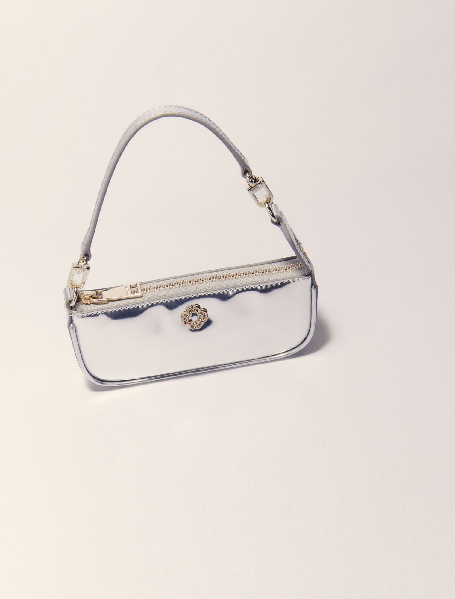 Pochette en cuir miroir