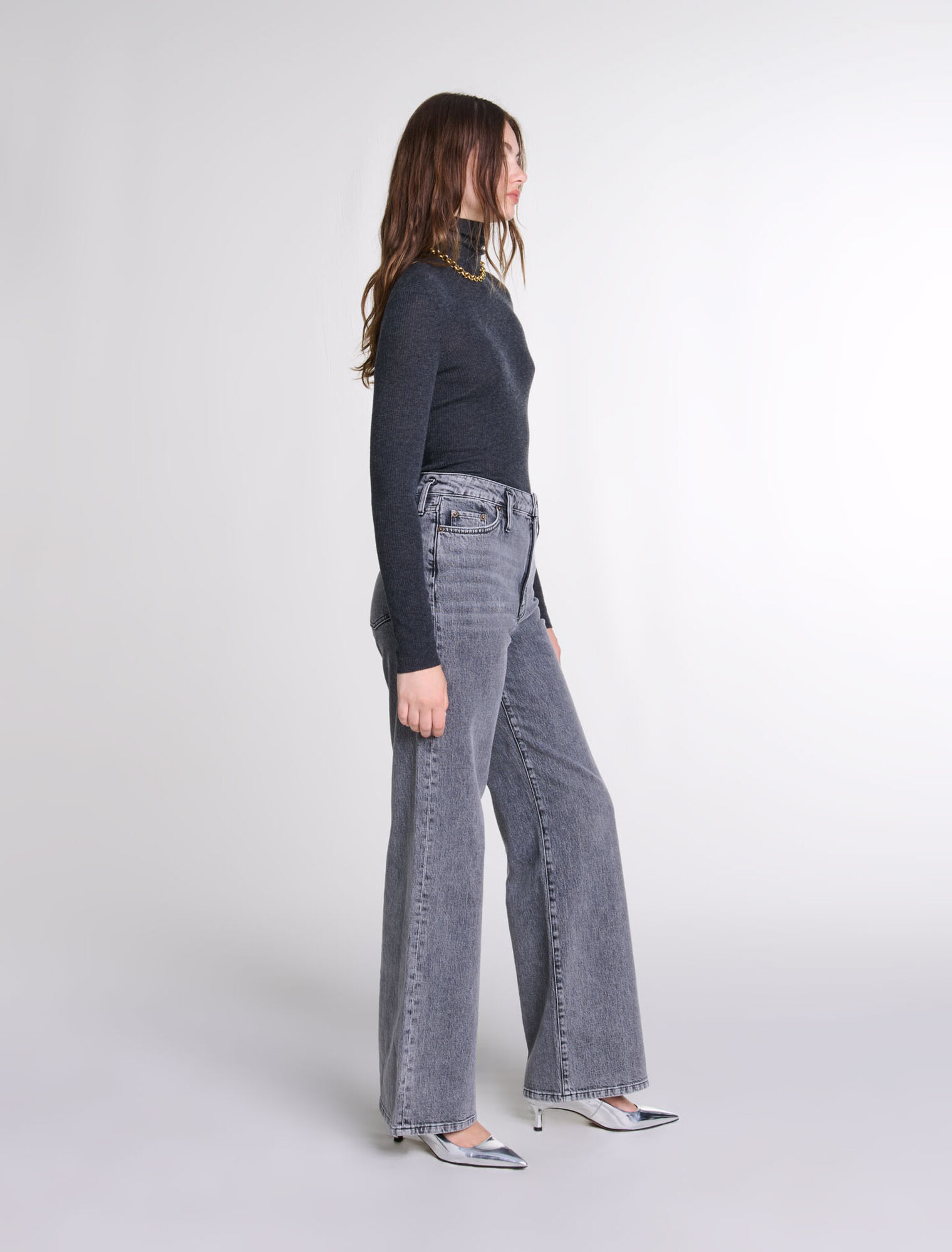 Pull en laine et soie