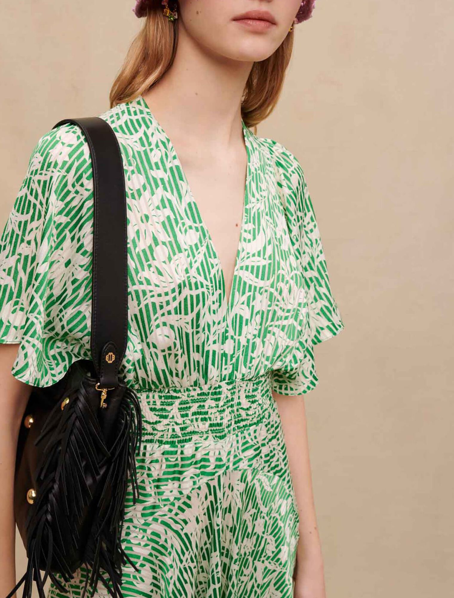 Robe longue asymétrique