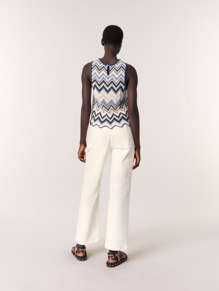 Top en crochet