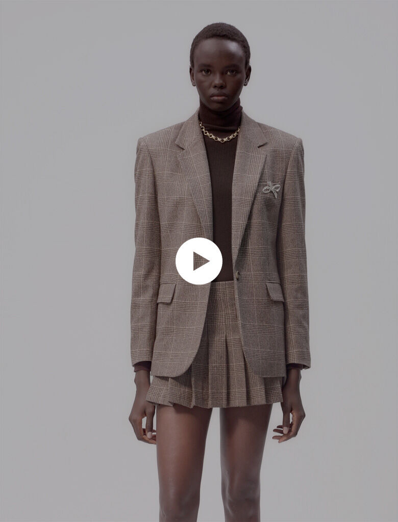 Veste maje carreaux discount