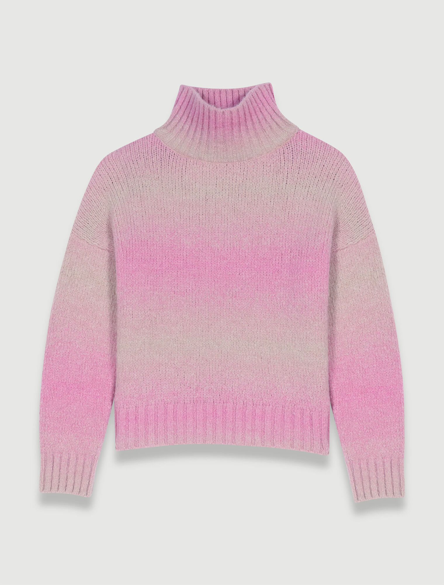 Pull en maille dégradée