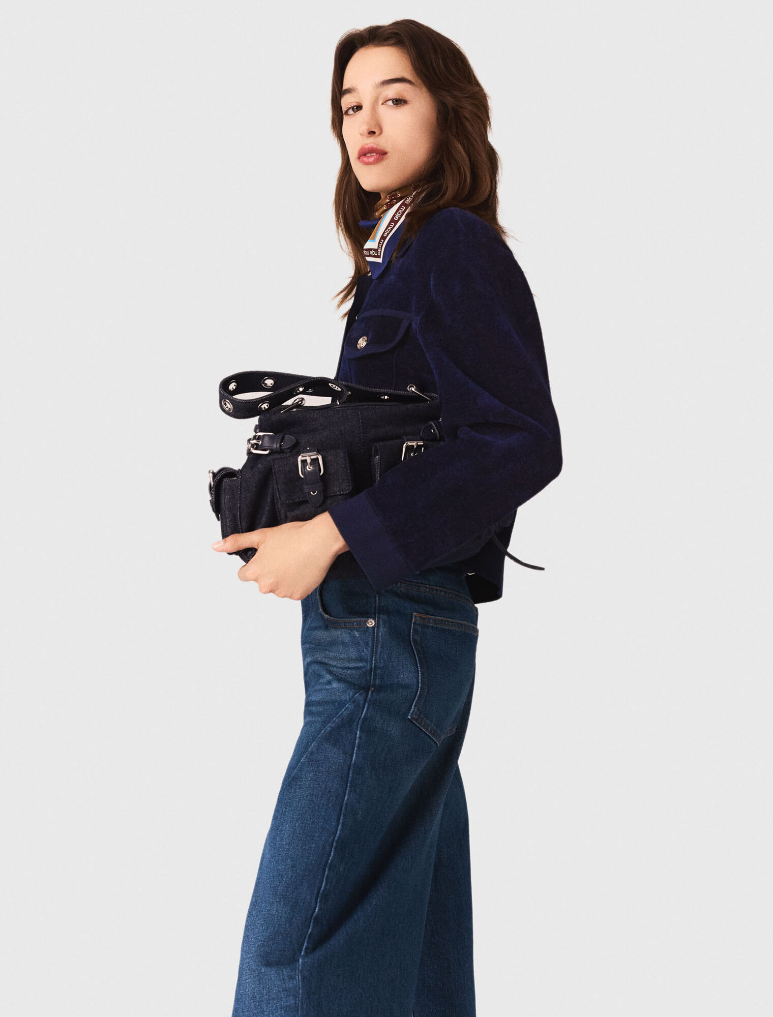 Veste courte en velours