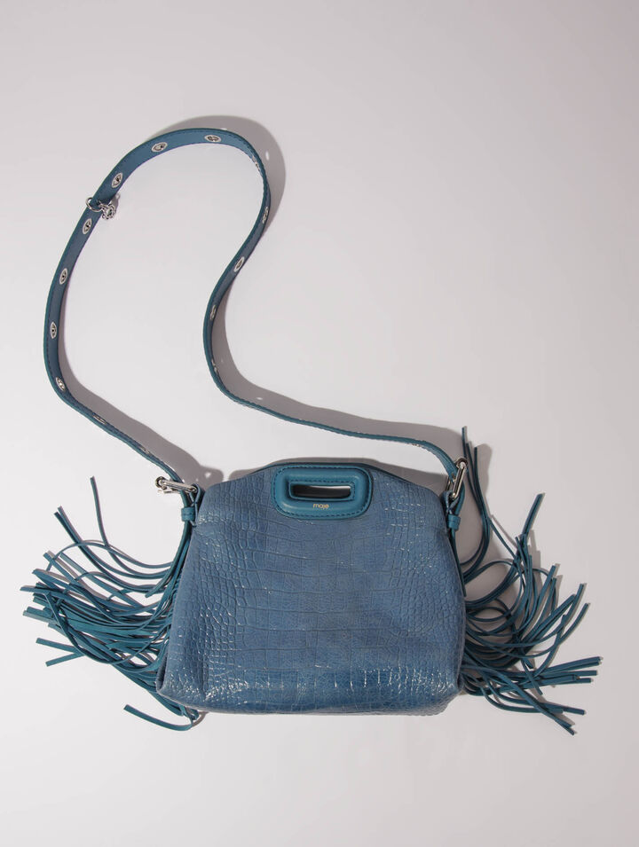 Sac Miss M Mini en cuir effet croco