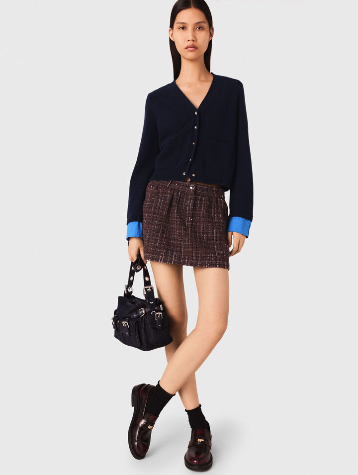 Cardigan avec détails amovibles