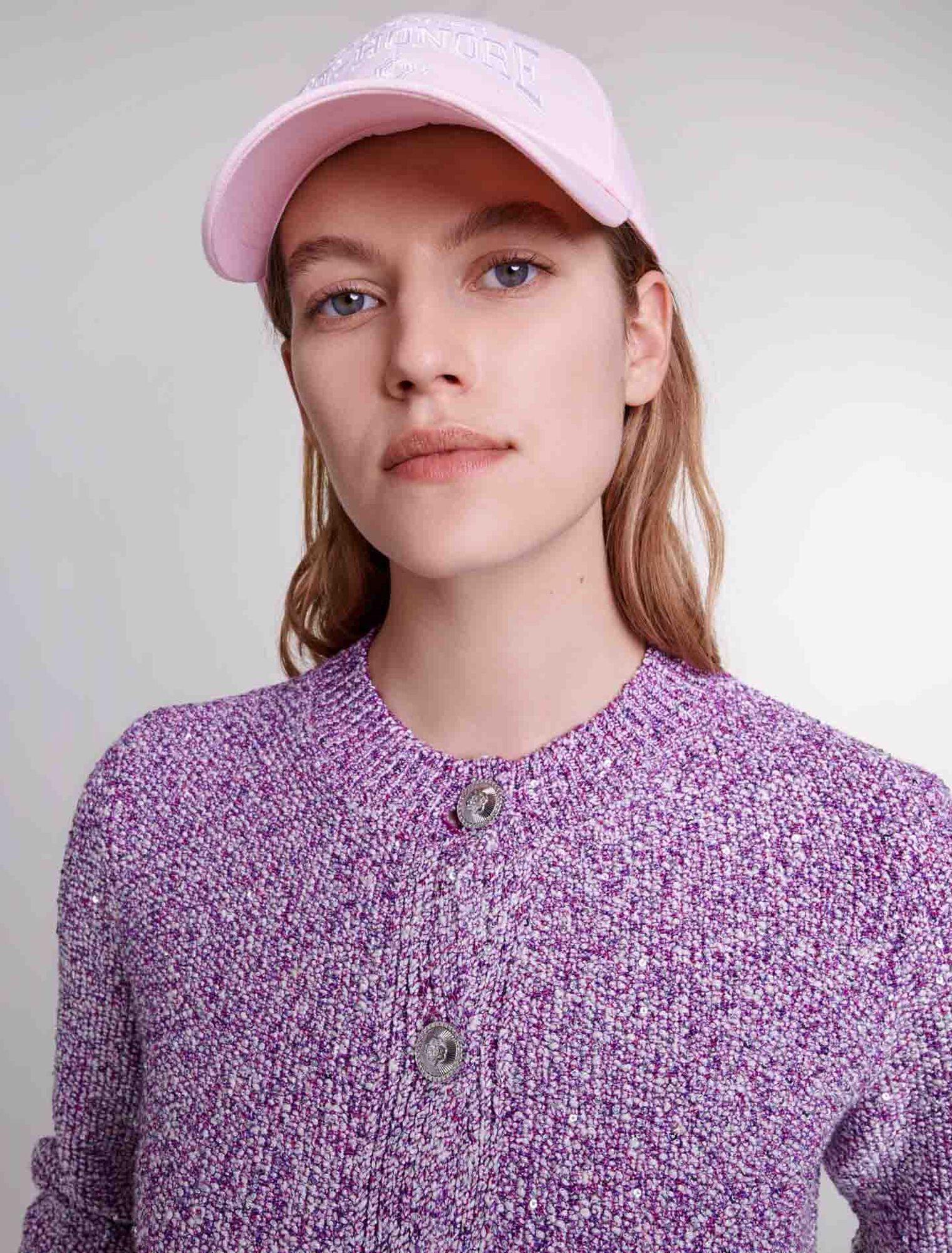 Cardigan en maille à sequins