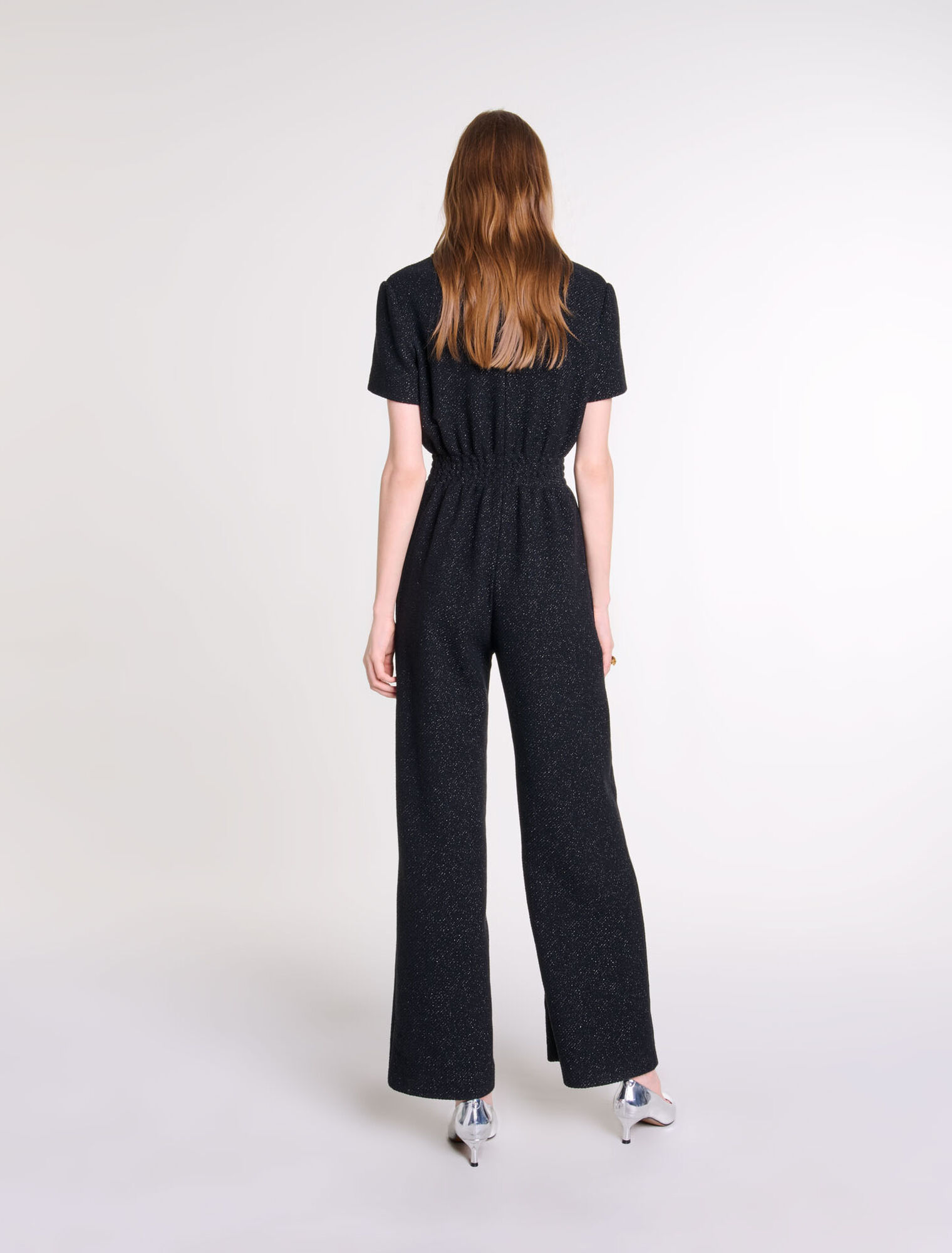 Combinaison pantalon en tweed
