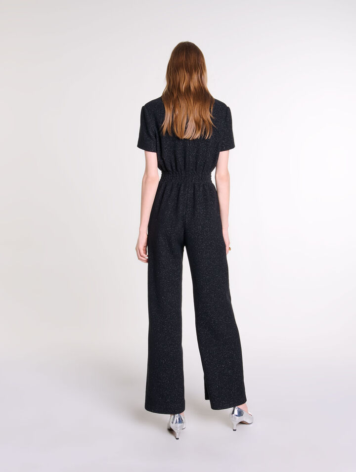 Combinaison pantalon en tweed