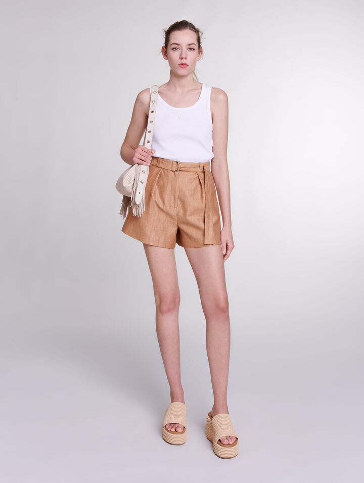 Short en lin