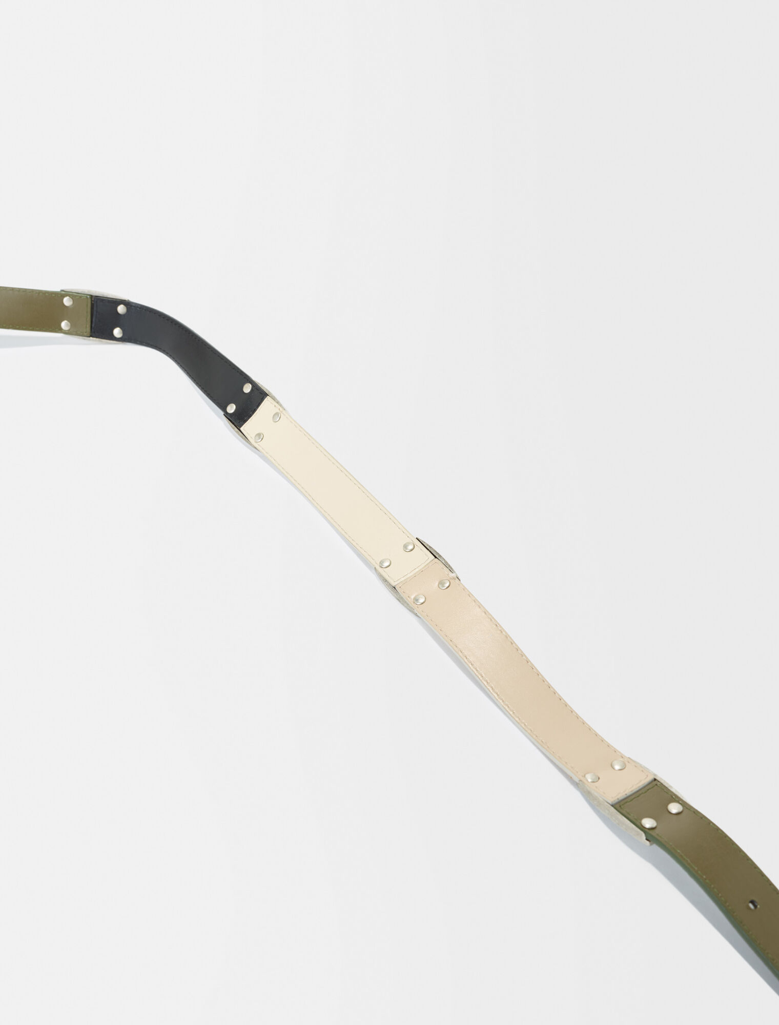 Ceinture en cuir suède