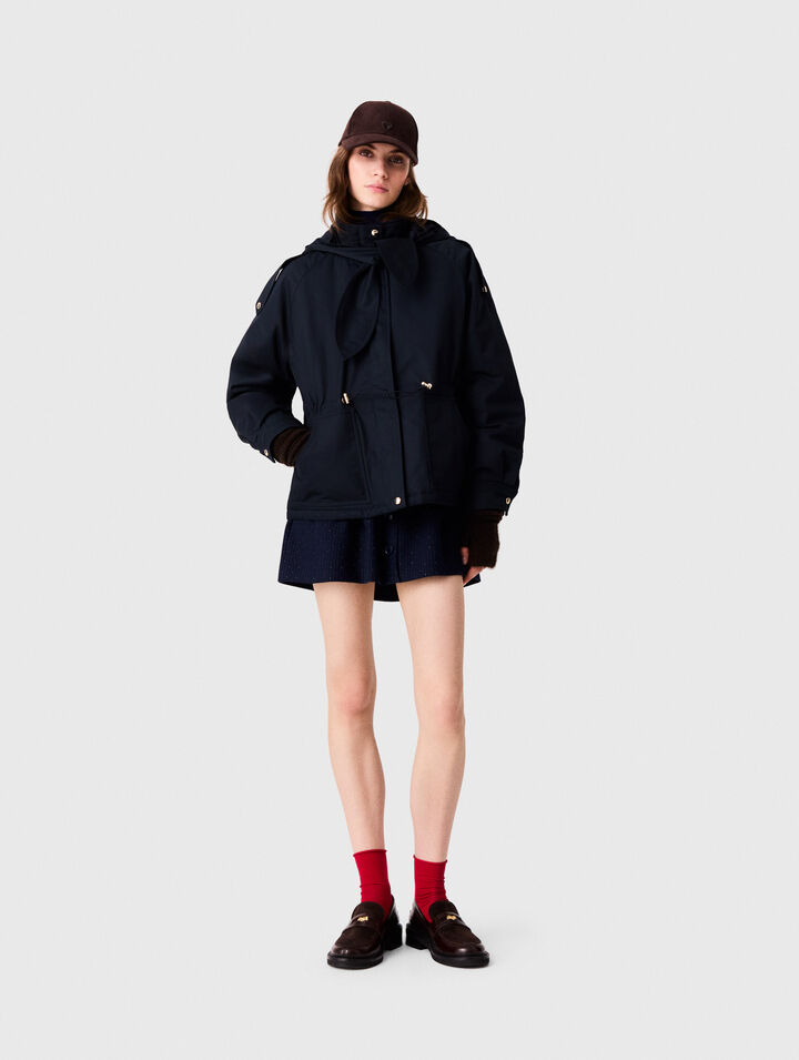 Parka mi-longue matelass&eacute;e